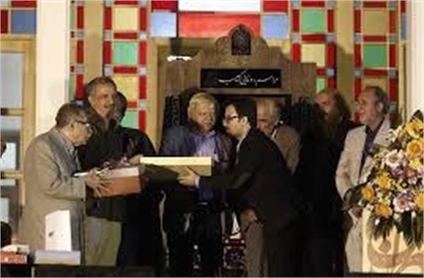 نکوداشت استاد عبدالله انوار و احمد مسجد جامعی در باغ موزه هنرهای ایرانی