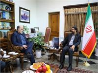 استاندار همدان در دیدار رئیس بنیاد بوعلی‌سینا