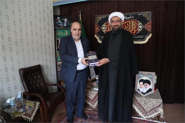 دیدار رئیس بنیاد بوعلی‌سینا با نماینده ولی‌فقیه در استان همدان